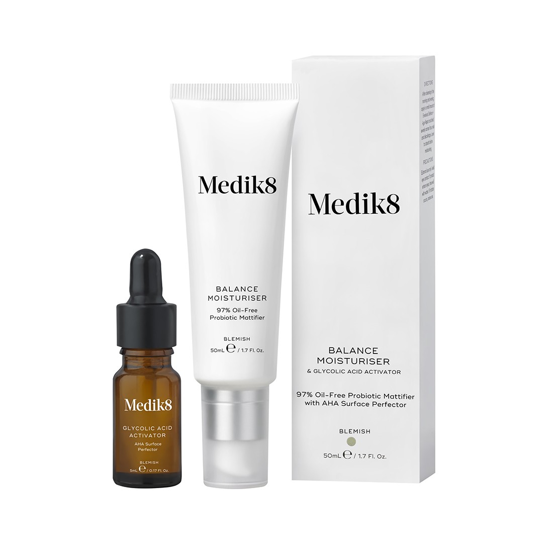 Balance Moisturiser & Glycolic Acid Activator